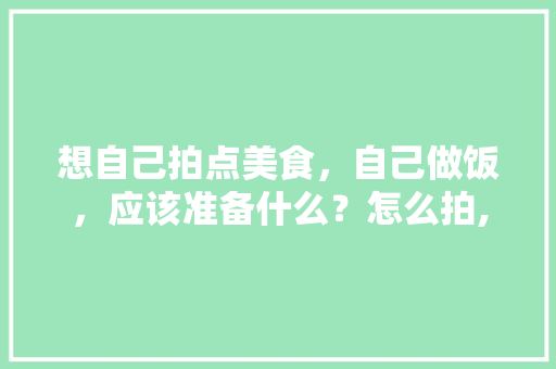 想自己拍点美食，自己做饭，应该准备什么？怎么拍,怎样下载做菜做饭视频教程全集。
