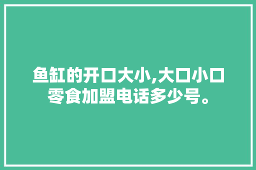 鱼缸的开口大小,大口小口零食加盟电话多少号。