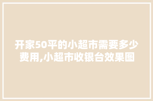 开家50平的小超市需要多少费用,小超市收银台效果图。